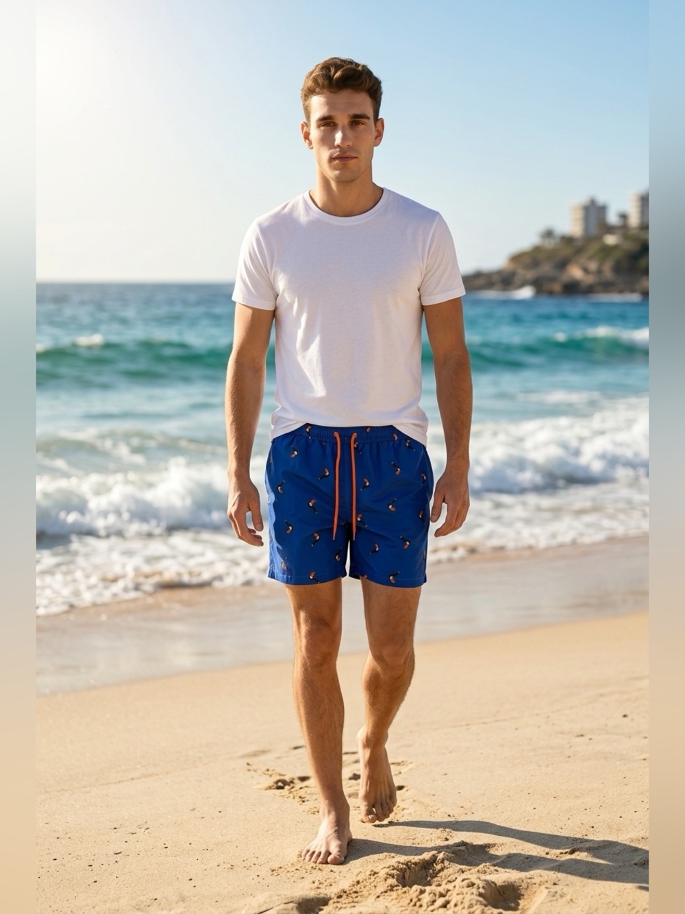 George Size 3X (48-50) Basic Swim Short Toucan Themed (2/$25)